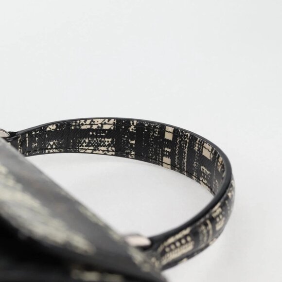 PRADA Hand Bag Nylon Leather 2way Black Silver Auth 116542AM - Picture 8 of 16